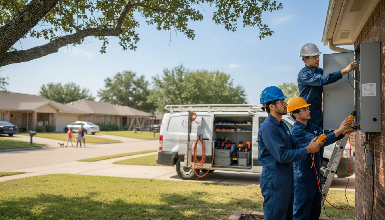 Certified electrician providing emergency electrical services in Wellington, OH